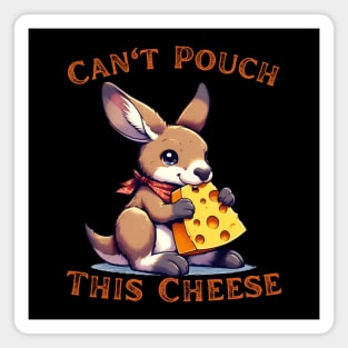 Cheese Kangaroo cheese lover Australia Magnet